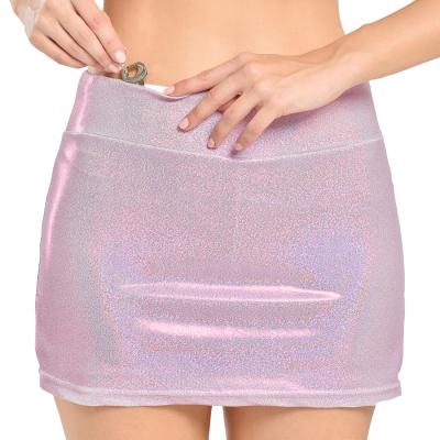 Shiny Circle Metallic Pantskirts
